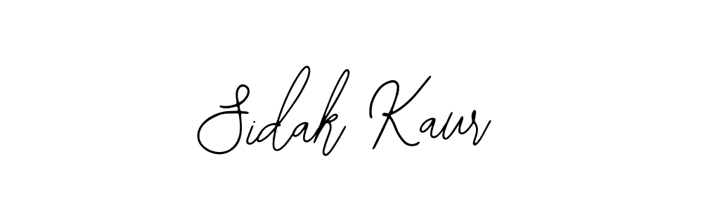 Sidak Kaur stylish signature style. Best Handwritten Sign (Bearetta-2O07w) for my name. Handwritten Signature Collection Ideas for my name Sidak Kaur. Sidak Kaur signature style 12 images and pictures png