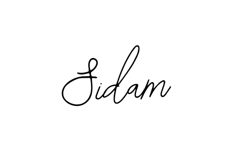 Use a signature maker to create a handwritten signature online. With this signature software, you can design (Bearetta-2O07w) your own signature for name Sidam. Sidam signature style 12 images and pictures png