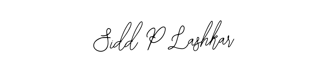 Make a beautiful signature design for name Sidd P Lashkar. Use this online signature maker to create a handwritten signature for free. Sidd P Lashkar signature style 12 images and pictures png