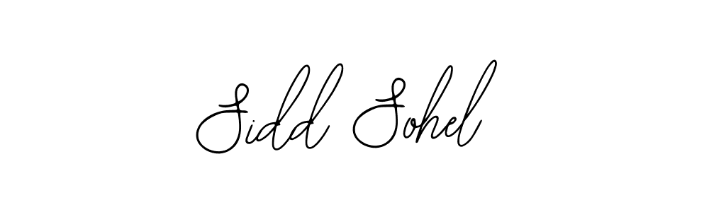 Use a signature maker to create a handwritten signature online. With this signature software, you can design (Bearetta-2O07w) your own signature for name Sidd Sohel. Sidd Sohel signature style 12 images and pictures png