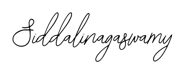 The Bearetta-2O07w typeface gives name Siddalinagaswamy a refined look. Suitable for certificates, diplomas, and official verification. Siddalinagaswamy signature style 12 images and pictures png