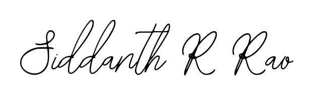Achieve flawless digital penmanship with Siddanth R Rao name in Bearetta-2O07w font. The perfect tool for creating online signatures. Siddanth R Rao signature style 12 images and pictures png