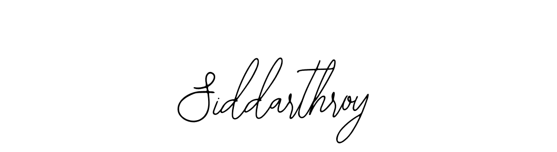 Siddarthroy stylish signature style. Best Handwritten Sign (Bearetta-2O07w) for my name. Handwritten Signature Collection Ideas for my name Siddarthroy. Siddarthroy signature style 12 images and pictures png