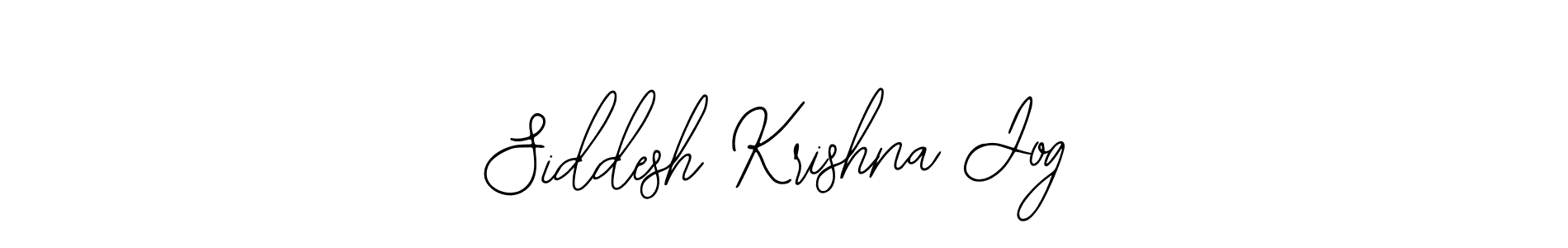 Bearetta-2O07w is a professional signature style that is perfect for those who want to add a touch of class to their signature. It is also a great choice for those who want to make their signature more unique. Get Siddesh Krishna Jog name to fancy signature for free. Siddesh Krishna Jog signature style 12 images and pictures png