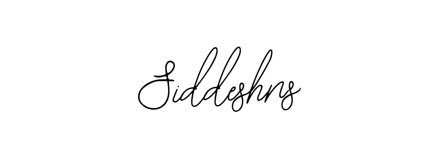 Use a signature maker to create a handwritten signature online. With this signature software, you can design (Bearetta-2O07w) your own signature for name Siddeshns. Siddeshns signature style 12 images and pictures png