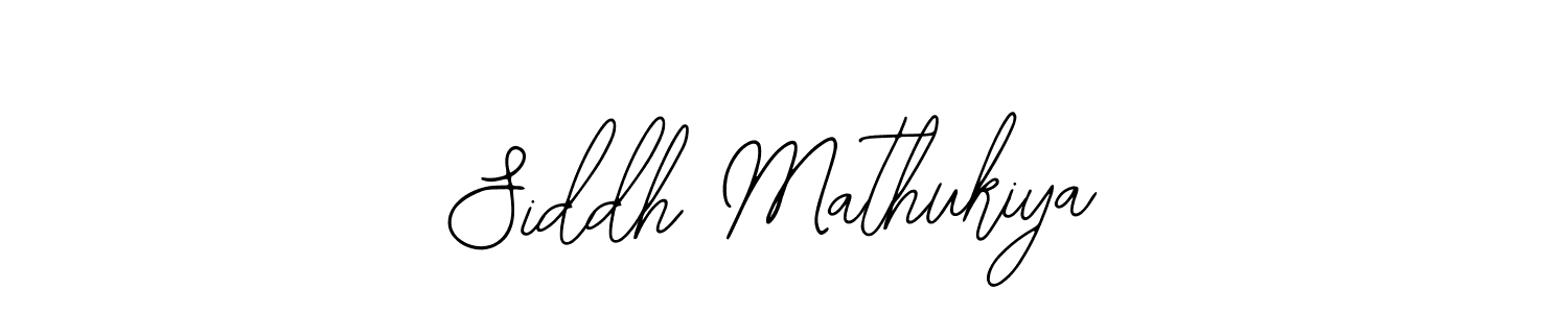 Also we have Siddh Mathukiya name is the best signature style. Create professional handwritten signature collection using Bearetta-2O07w autograph style. Siddh Mathukiya signature style 12 images and pictures png