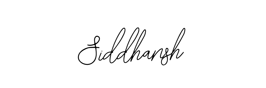 Siddhansh stylish signature style. Best Handwritten Sign (Bearetta-2O07w) for my name. Handwritten Signature Collection Ideas for my name Siddhansh. Siddhansh signature style 12 images and pictures png