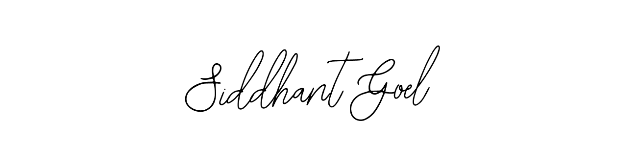 How to make Siddhant Goel signature? Bearetta-2O07w is a professional autograph style. Create handwritten signature for Siddhant Goel name. Siddhant Goel signature style 12 images and pictures png