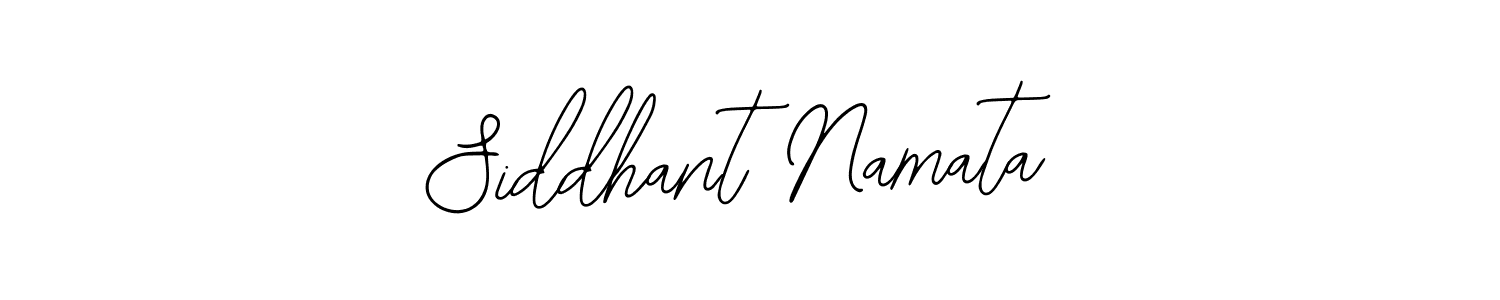 How to make Siddhant Namata name signature. Use Bearetta-2O07w style for creating short signs online. This is the latest handwritten sign. Siddhant Namata signature style 12 images and pictures png