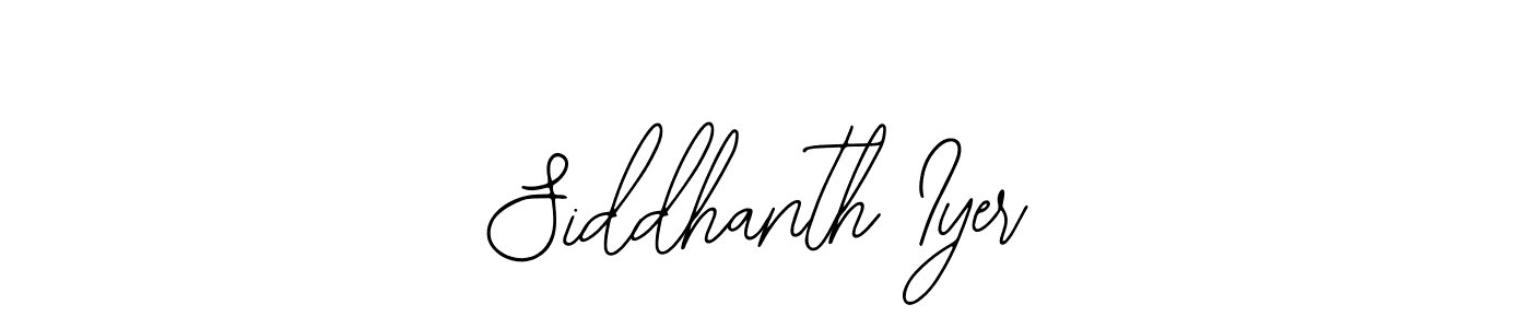 Similarly Bearetta-2O07w is the best handwritten signature design. Signature creator online .You can use it as an online autograph creator for name Siddhanth Iyer. Siddhanth Iyer signature style 12 images and pictures png