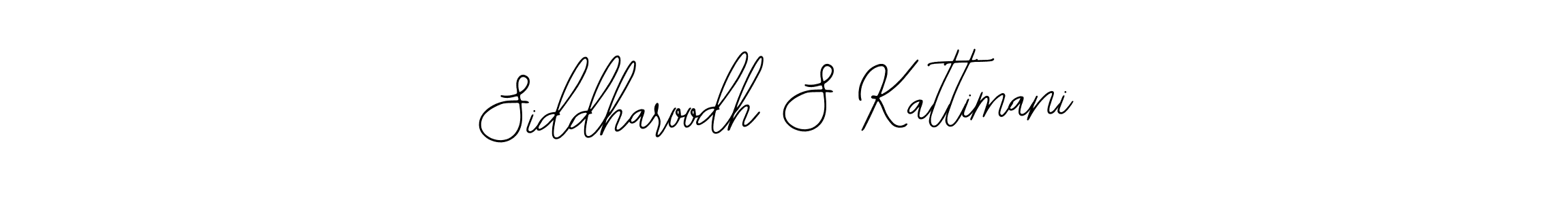 Use a signature maker to create a handwritten signature online. With this signature software, you can design (Bearetta-2O07w) your own signature for name Siddharoodh S Kattimani. Siddharoodh S Kattimani signature style 12 images and pictures png