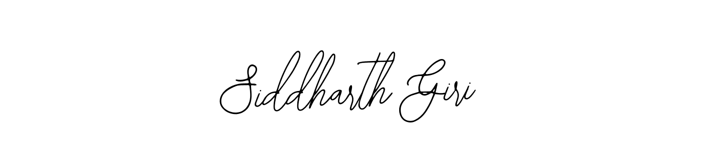 Design your own signature with our free online signature maker. With this signature software, you can create a handwritten (Bearetta-2O07w) signature for name Siddharth Giri. Siddharth Giri signature style 12 images and pictures png