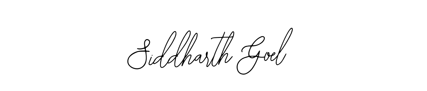 Bearetta-2O07w is a professional signature style that is perfect for those who want to add a touch of class to their signature. It is also a great choice for those who want to make their signature more unique. Get Siddharth Goel name to fancy signature for free. Siddharth Goel signature style 12 images and pictures png