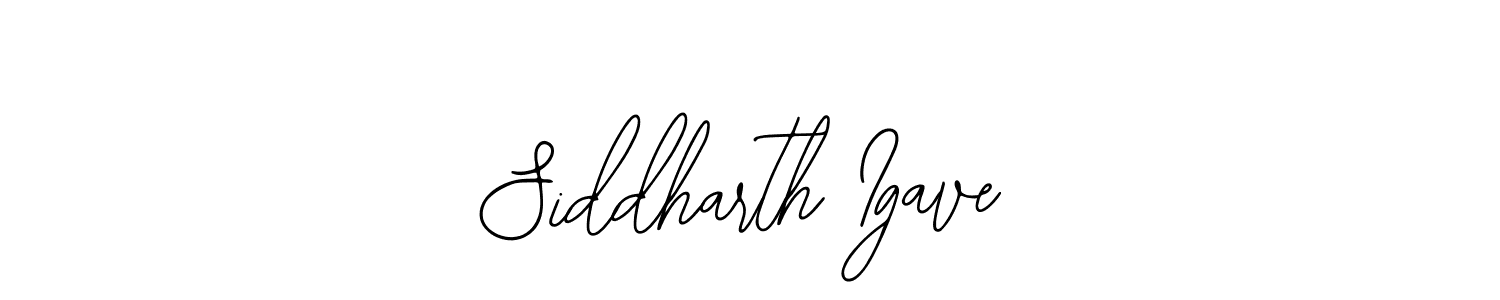 Make a beautiful signature design for name Siddharth Igave. With this signature (Bearetta-2O07w) style, you can create a handwritten signature for free. Siddharth Igave signature style 12 images and pictures png
