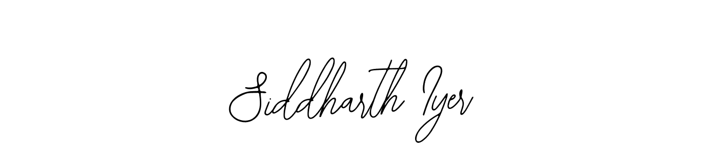 This is the best signature style for the Siddharth Iyer name. Also you like these signature font (Bearetta-2O07w). Mix name signature. Siddharth Iyer signature style 12 images and pictures png