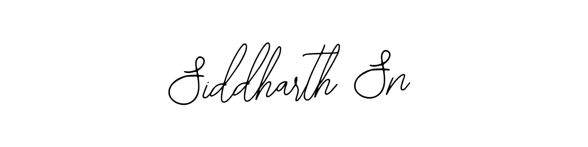 Create a beautiful signature design for name Siddharth Sn. With this signature (Bearetta-2O07w) fonts, you can make a handwritten signature for free. Siddharth Sn signature style 12 images and pictures png