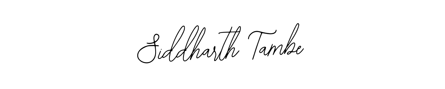 Create a beautiful signature design for name Siddharth Tambe. With this signature (Bearetta-2O07w) fonts, you can make a handwritten signature for free. Siddharth Tambe signature style 12 images and pictures png