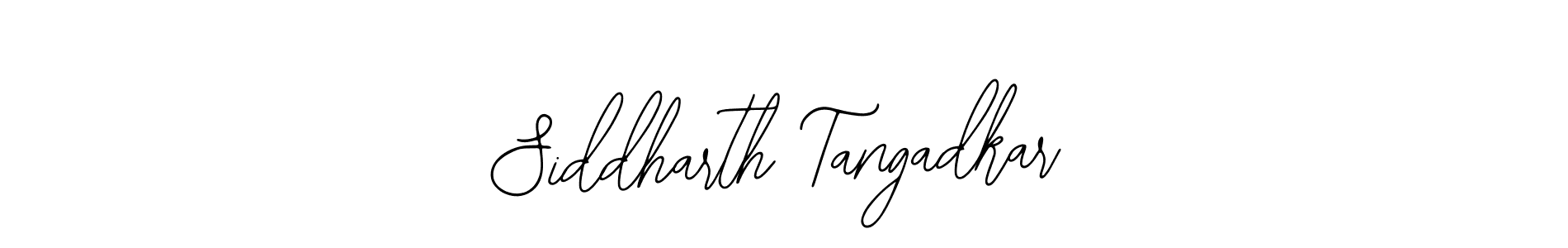 How to make Siddharth Tangadkar name signature. Use Bearetta-2O07w style for creating short signs online. This is the latest handwritten sign. Siddharth Tangadkar signature style 12 images and pictures png
