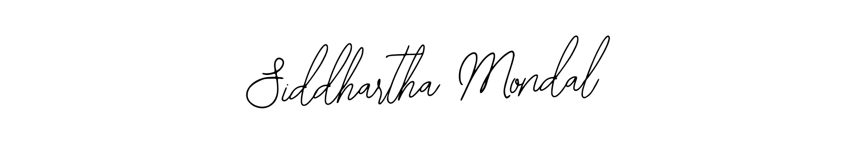 How to make Siddhartha Mondal name signature. Use Bearetta-2O07w style for creating short signs online. This is the latest handwritten sign. Siddhartha Mondal signature style 12 images and pictures png