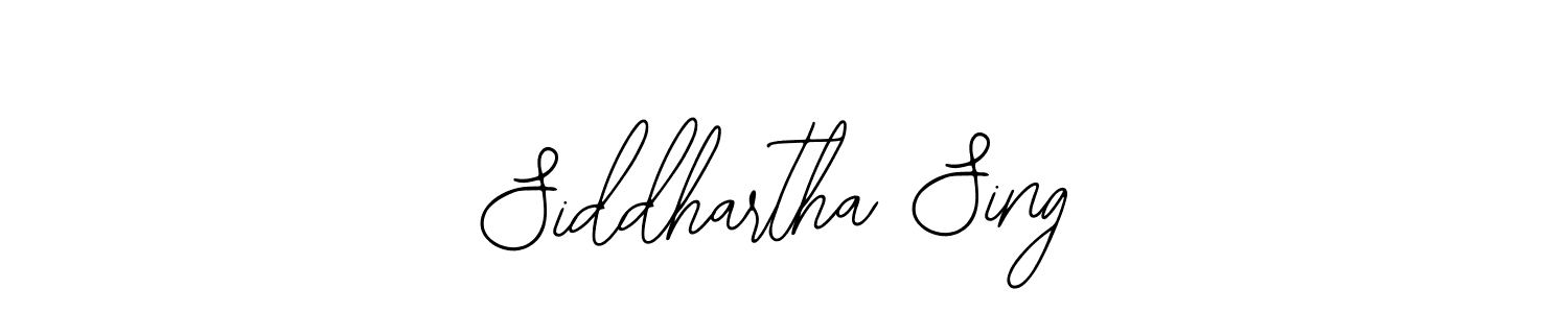 How to make Siddhartha Sing signature? Bearetta-2O07w is a professional autograph style. Create handwritten signature for Siddhartha Sing name. Siddhartha Sing signature style 12 images and pictures png