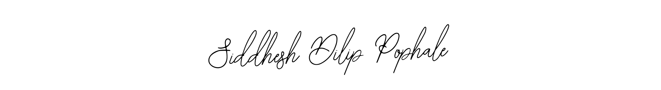Bearetta-2O07w is a professional signature style that is perfect for those who want to add a touch of class to their signature. It is also a great choice for those who want to make their signature more unique. Get Siddhesh Dilip Pophale name to fancy signature for free. Siddhesh Dilip Pophale signature style 12 images and pictures png