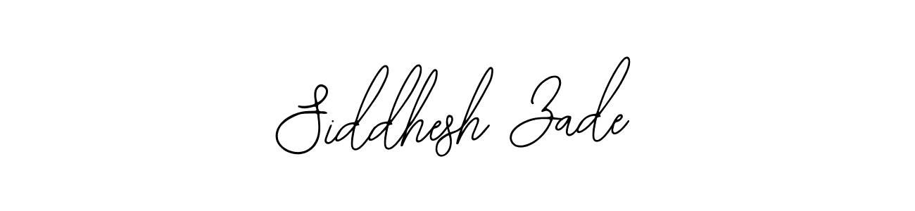 How to make Siddhesh Zade signature? Bearetta-2O07w is a professional autograph style. Create handwritten signature for Siddhesh Zade name. Siddhesh Zade signature style 12 images and pictures png