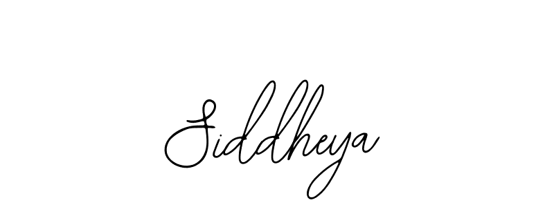 Siddheya stylish signature style. Best Handwritten Sign (Bearetta-2O07w) for my name. Handwritten Signature Collection Ideas for my name Siddheya. Siddheya signature style 12 images and pictures png