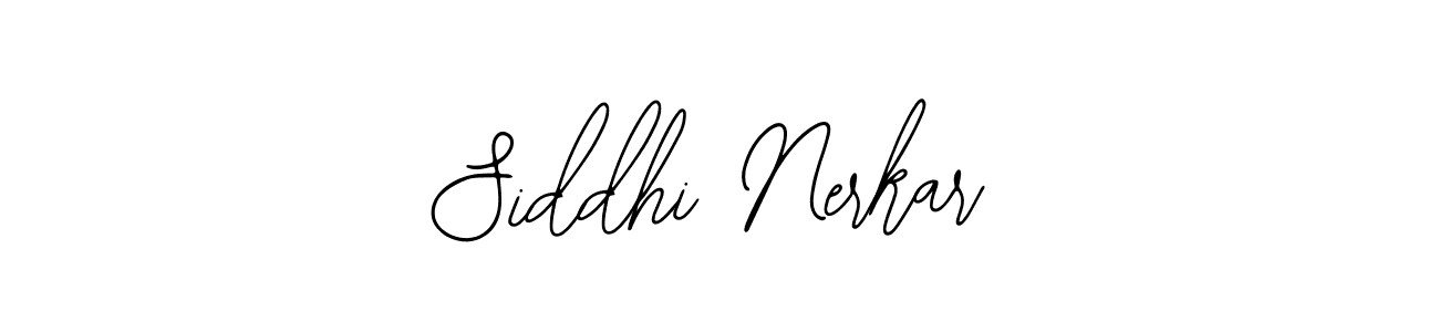 How to make Siddhi Nerkar name signature. Use Bearetta-2O07w style for creating short signs online. This is the latest handwritten sign. Siddhi Nerkar signature style 12 images and pictures png