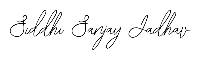 Upgrade your professional image with Siddhi Sanjay Jadhav signature created with Bearetta-2O07w font. Fast, free, and watermark-free download. Siddhi Sanjay Jadhav signature style 12 images and pictures png