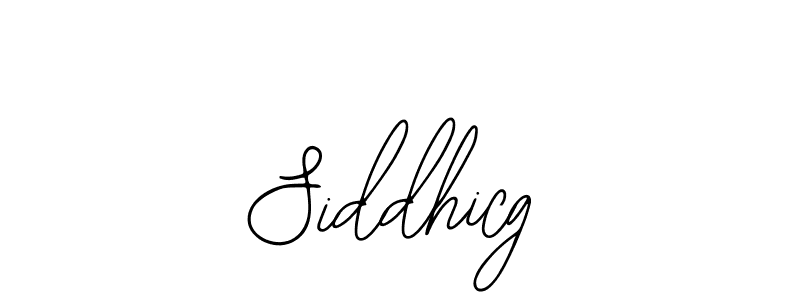 How to make Siddhicg name signature. Use Bearetta-2O07w style for creating short signs online. This is the latest handwritten sign. Siddhicg signature style 12 images and pictures png