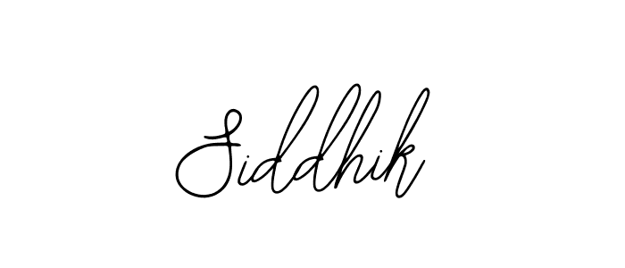 Make a beautiful signature design for name Siddhik. Use this online signature maker to create a handwritten signature for free. Siddhik signature style 12 images and pictures png