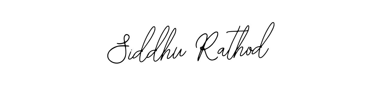 How to make Siddhu Rathod name signature. Use Bearetta-2O07w style for creating short signs online. This is the latest handwritten sign. Siddhu Rathod signature style 12 images and pictures png