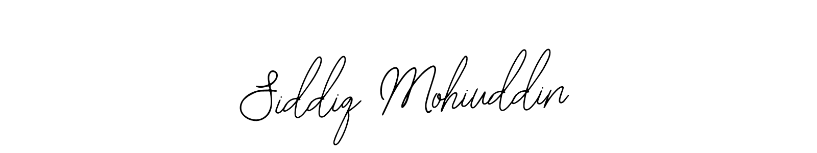 Bearetta-2O07w is a professional signature style that is perfect for those who want to add a touch of class to their signature. It is also a great choice for those who want to make their signature more unique. Get Siddiq Mohiuddin name to fancy signature for free. Siddiq Mohiuddin signature style 12 images and pictures png