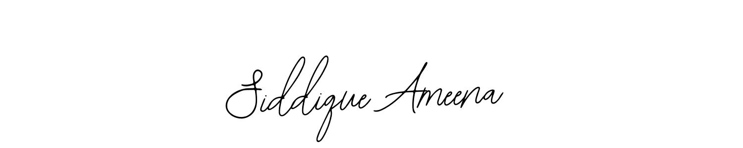 Create a beautiful signature design for name Siddique Ameena. With this signature (Bearetta-2O07w) fonts, you can make a handwritten signature for free. Siddique Ameena signature style 12 images and pictures png