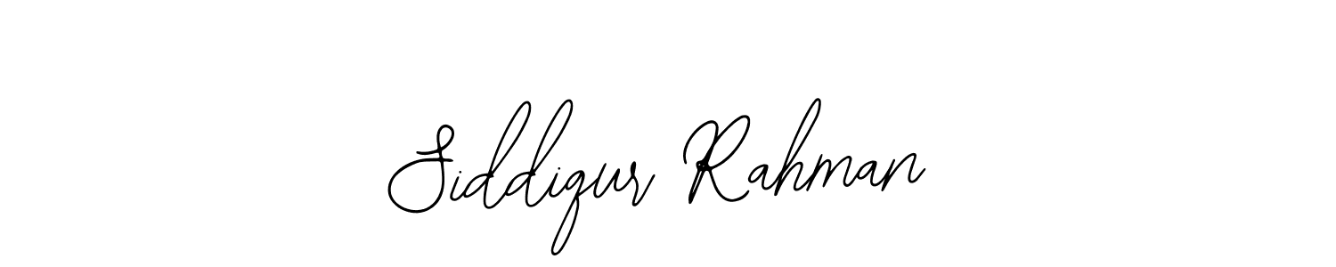 You should practise on your own different ways (Bearetta-2O07w) to write your name (Siddiqur Rahman) in signature. don't let someone else do it for you. Siddiqur Rahman signature style 12 images and pictures png