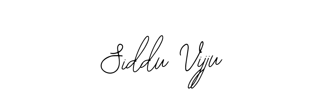 You should practise on your own different ways (Bearetta-2O07w) to write your name (Siddu Vijju) in signature. don't let someone else do it for you. Siddu Vijju signature style 12 images and pictures png