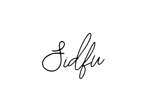 Design your own signature with our free online signature maker. With this signature software, you can create a handwritten (Bearetta-2O07w) signature for name Sidfu. Sidfu signature style 12 images and pictures png