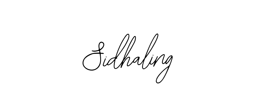 Also You can easily find your signature by using the search form. We will create Sidhaling name handwritten signature images for you free of cost using Bearetta-2O07w sign style. Sidhaling signature style 12 images and pictures png