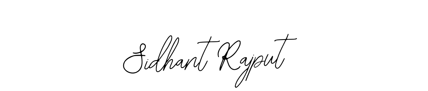 Design your own signature with our free online signature maker. With this signature software, you can create a handwritten (Bearetta-2O07w) signature for name Sidhant Rajput. Sidhant Rajput signature style 12 images and pictures png