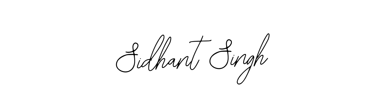 Design your own signature with our free online signature maker. With this signature software, you can create a handwritten (Bearetta-2O07w) signature for name Sidhant Singh. Sidhant Singh signature style 12 images and pictures png