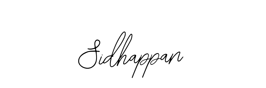 Make a beautiful signature design for name Sidhappan. With this signature (Bearetta-2O07w) style, you can create a handwritten signature for free. Sidhappan signature style 12 images and pictures png