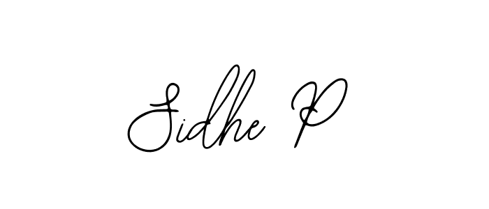 Sidhe P stylish signature style. Best Handwritten Sign (Bearetta-2O07w) for my name. Handwritten Signature Collection Ideas for my name Sidhe P. Sidhe P signature style 12 images and pictures png