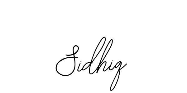 Also we have Sidhiq name is the best signature style. Create professional handwritten signature collection using Bearetta-2O07w autograph style. Sidhiq signature style 12 images and pictures png