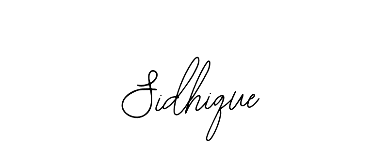 Design your own signature with our free online signature maker. With this signature software, you can create a handwritten (Bearetta-2O07w) signature for name Sidhique. Sidhique signature style 12 images and pictures png