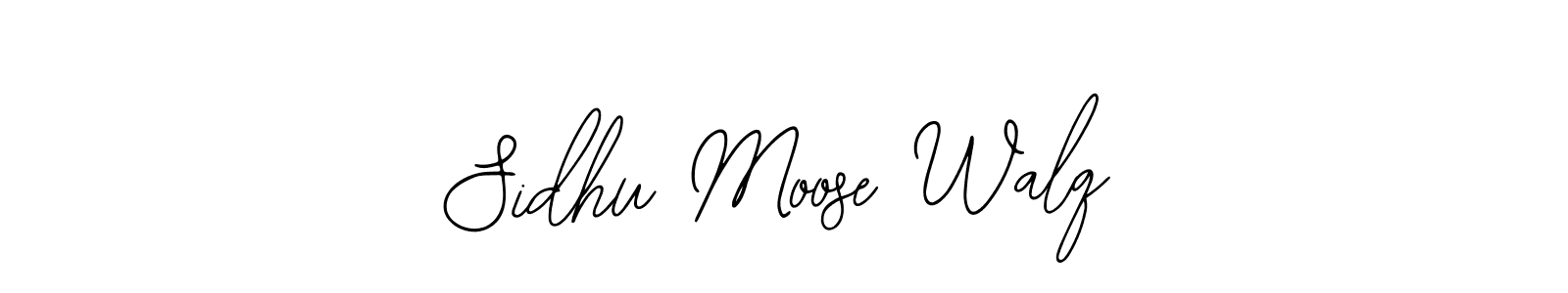 Design your own signature with our free online signature maker. With this signature software, you can create a handwritten (Bearetta-2O07w) signature for name Sidhu Moose Walq. Sidhu Moose Walq signature style 12 images and pictures png