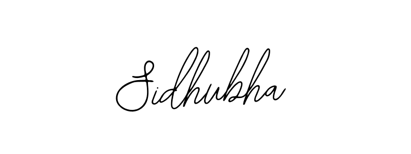 Make a beautiful signature design for name Sidhubha. Use this online signature maker to create a handwritten signature for free. Sidhubha signature style 12 images and pictures png