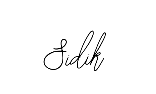 The best way (Bearetta-2O07w) to make a short signature is to pick only two or three words in your name. The name Sidik include a total of six letters. For converting this name. Sidik signature style 12 images and pictures png