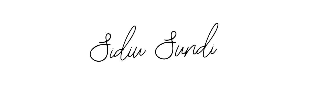Make a beautiful signature design for name Sidiu Sundi. With this signature (Bearetta-2O07w) style, you can create a handwritten signature for free. Sidiu Sundi signature style 12 images and pictures png