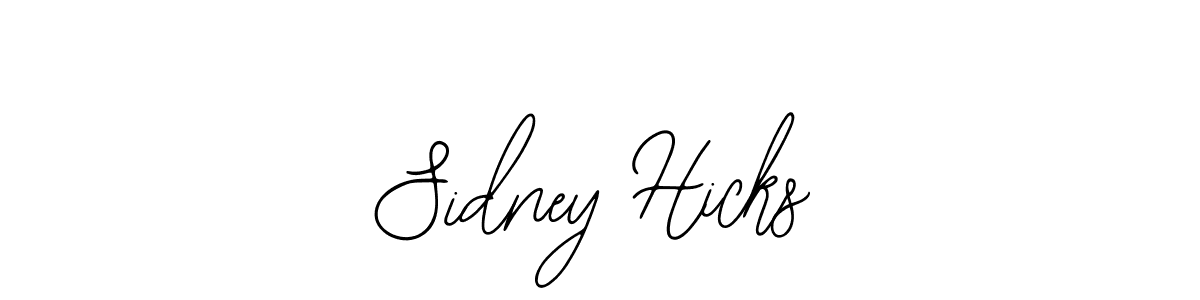 Make a beautiful signature design for name Sidney Hicks. With this signature (Bearetta-2O07w) style, you can create a handwritten signature for free. Sidney Hicks signature style 12 images and pictures png