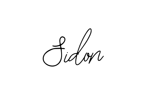 Make a beautiful signature design for name Sidon. Use this online signature maker to create a handwritten signature for free. Sidon signature style 12 images and pictures png